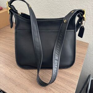 Vintage Coach Legacy Black Crossbody Bag 9966